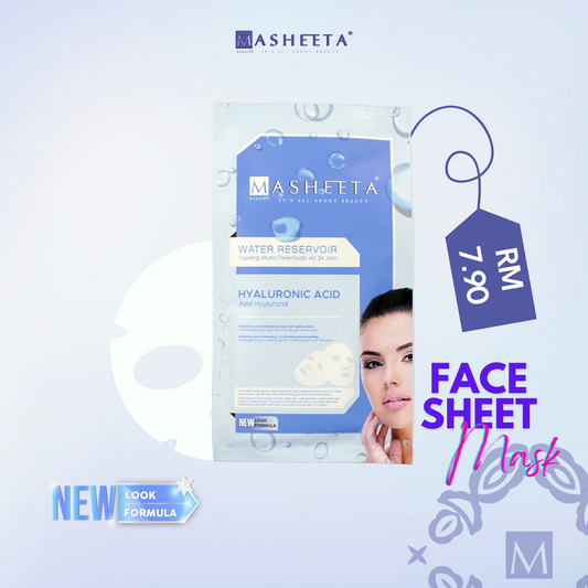 (NEW) Hyaluronic Acid Face Sheet Mask - New Look, New Formula